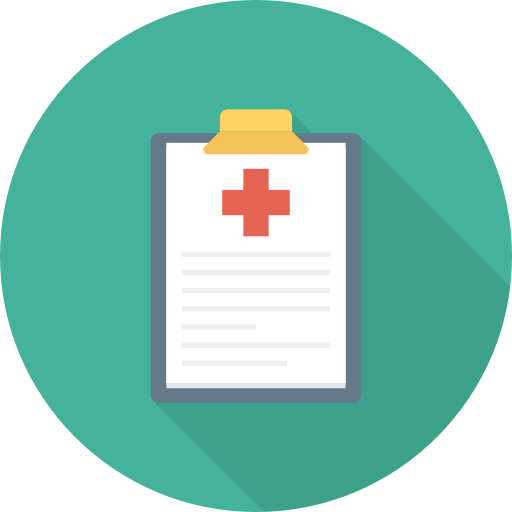 Medical History Free Icon - Health Records Icon Png (512x512)