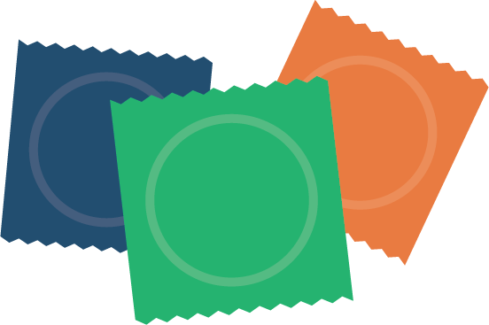 Condoms And Lube - Sexual Health Clipart (552x367)