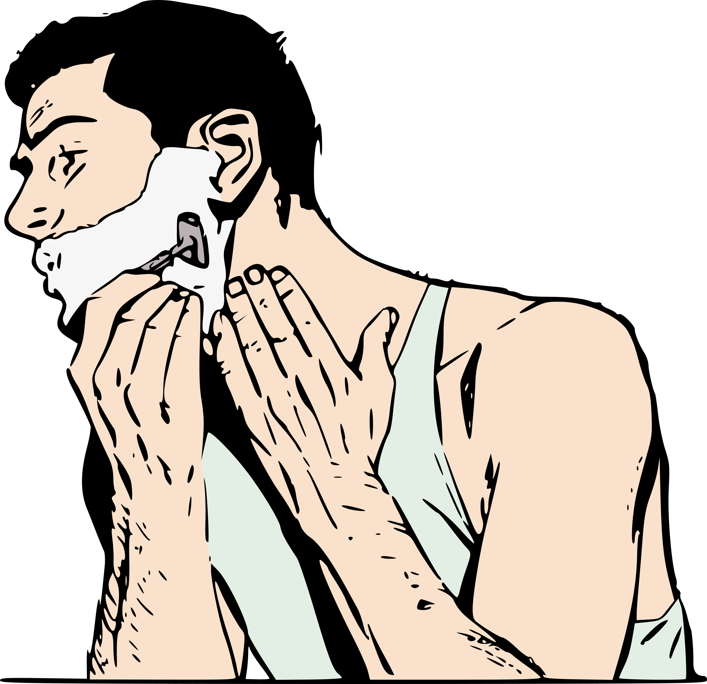 Shaving - Colour - Shaving Clipart (2400x2325)