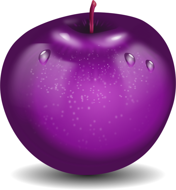 Purple Apple Stock Image - Purple Apples Clipart (600x648)