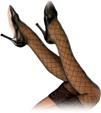 Sensual-27 - Fishnet Legs Png (365x400)
