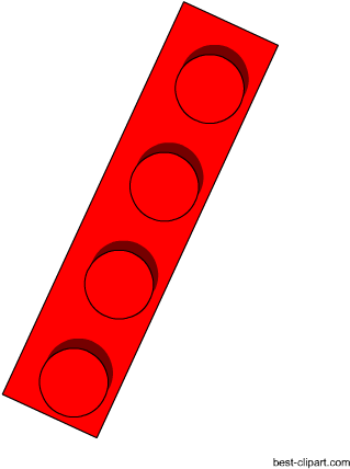 Thin Lego Brick Clip Art - Circle (450x450)