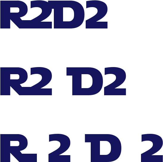 Star Wars Font - R2-d2 (577x575)