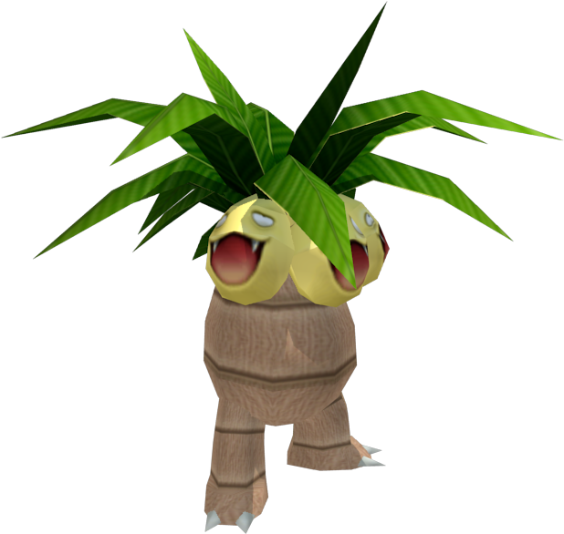 Mario Pokemon Exeggutor Aloha Images - Exeggutor Pokemon Stadium (750x650)
