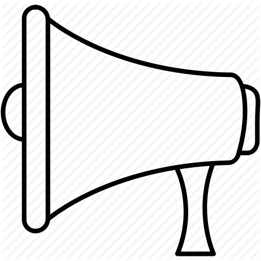 Loudspeaker Drawing - Drawing (512x512)