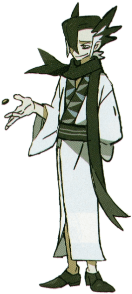 #sun Moon Grimsley From The Official Artwork Set For - Pokémon Sm Concept Art Grimsley (284x600)