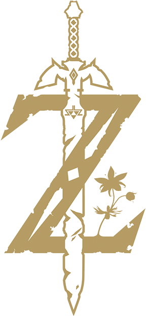 Nintendo Gives Players The Legend Of Zelda - Zelda Breath Of The Wild Logo Png (300x650)
