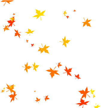 Falling Yellow Leaf, Falling Leaf Png, Leaf Png Clipart, - Grinning Pumpkin Shower Curtain (360x360)