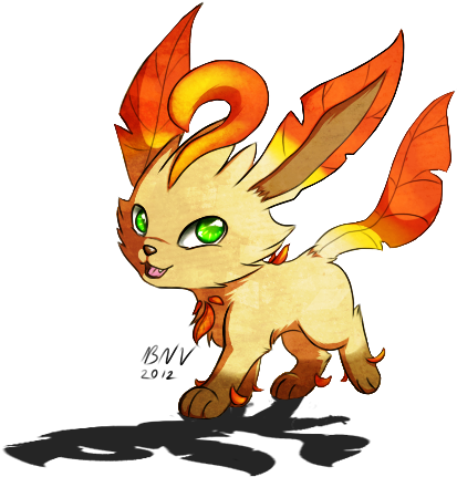 Autumn Leafeon Chibi By Princeofpride - Chibi Leafeon (420x436)
