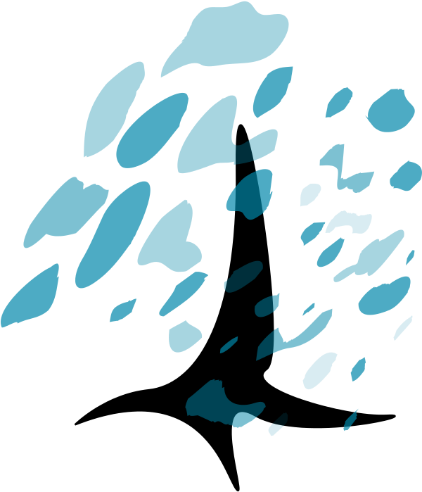 Free Tree Blue - Naver Blog (599x800)