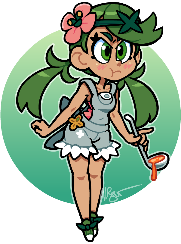 Mallow By The-knick - Pokemon Sun And Moon Mallow Fat (720x847)