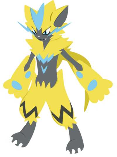 A New Mythical Pokémon From The Upcoming Pokémon Game - Pokemon Zeraora Png (400x534)