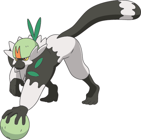 766passimian Sm Anime - Pokemon Passimian (460x457)