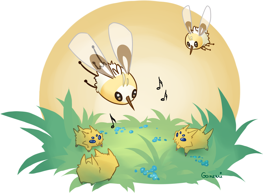 Cutiefly And Joltik By Ganemi Cutiefly And Joltik By - Pokemon Cutiefly (1000x900)
