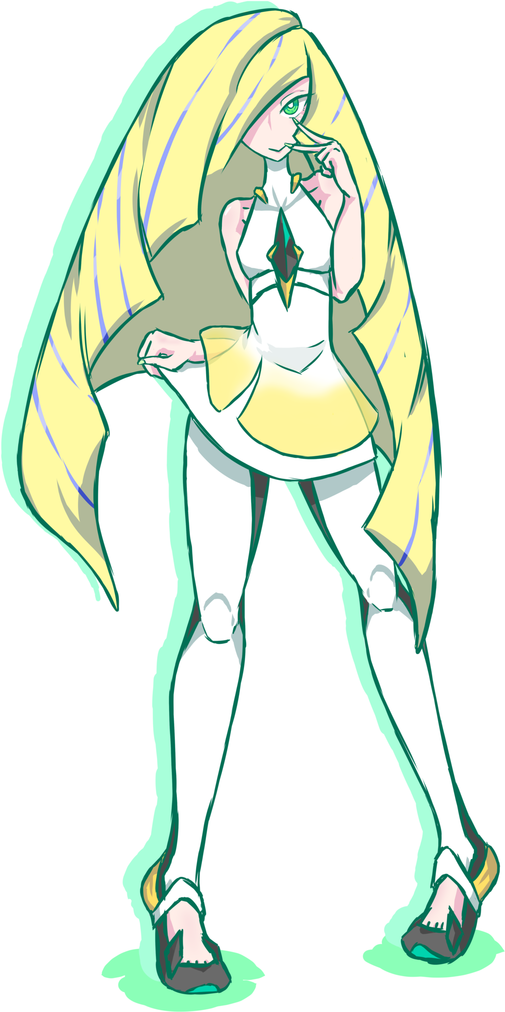 Sun And Moon By Ctr-v - Pokemon Sun And Moon Lusamine (1024x2048)