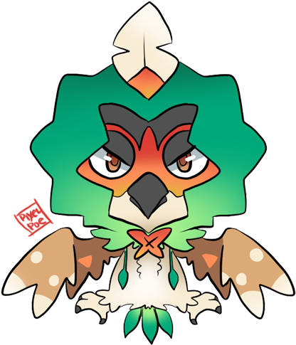 Decidueye Chibi By Pixelpoe - Pokemon Decidueye Chibi (461x500)