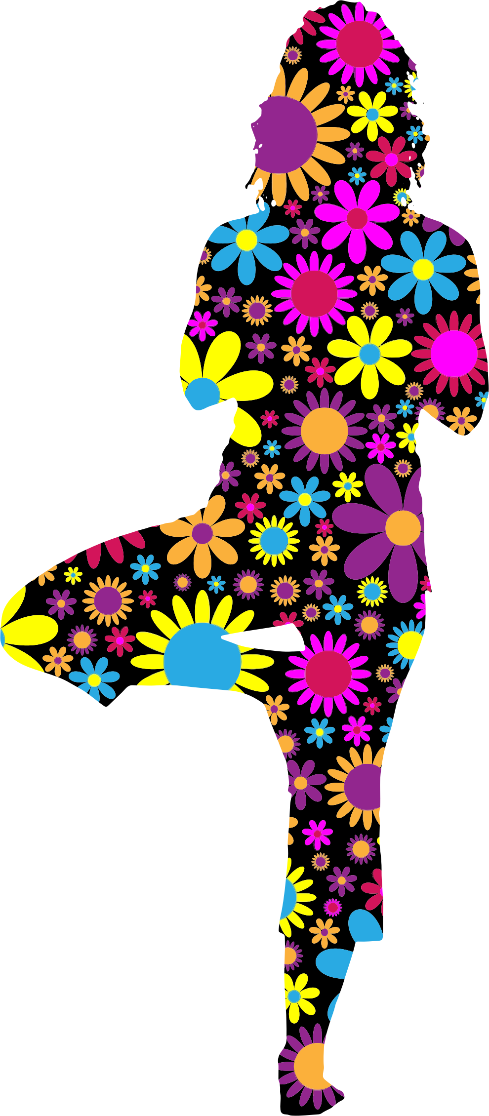 Big Image - Silhouette Women Yoga Pose (990x2260)