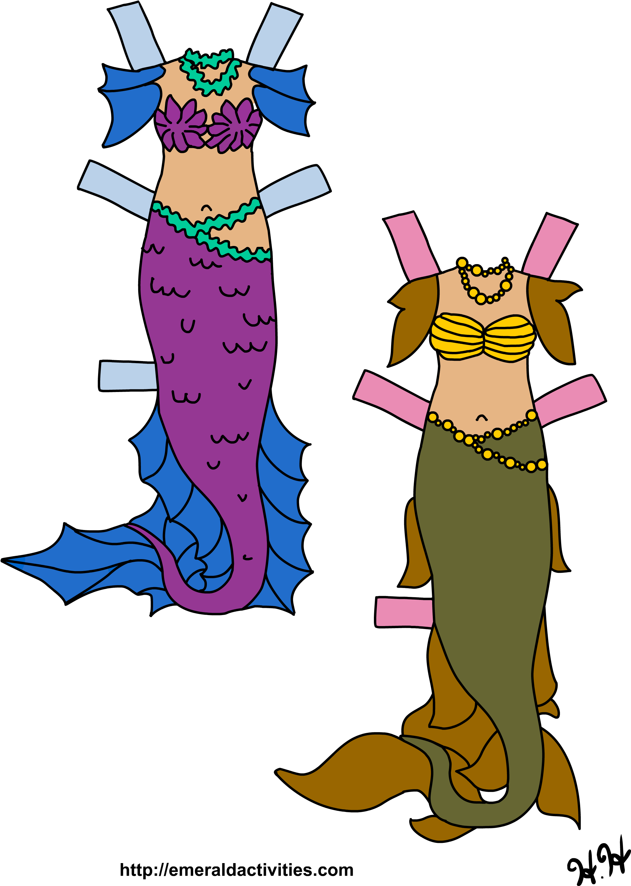 Holdiay Girls Page - Illustration (2197x2998)