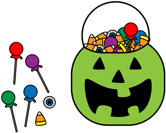Tags - - Halloween Candy Illustration Tansparent (1200x675)