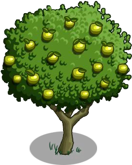 Granny Smith Apple Tree2-icon - Tree Clipart Transparent Background (300x400)