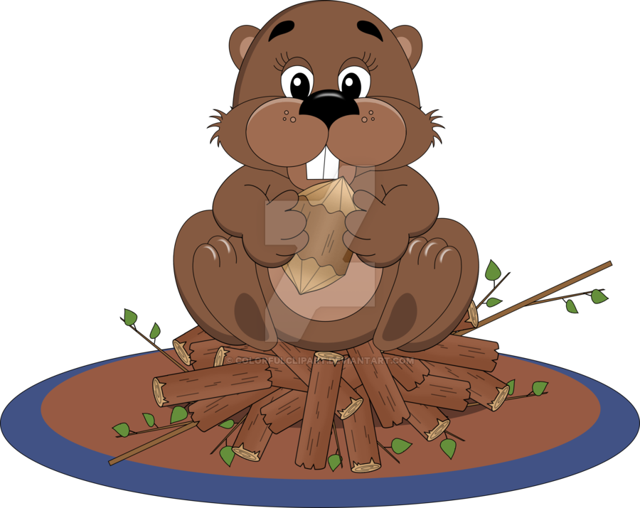 Beaver Cutting Down Tree Clip Art At Mzayat - Beaver Dam Clipart (900x715)