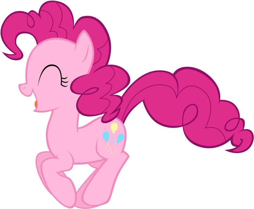 Pinkie Pie Silhouette My Little Pony Party Pinterest - Mlp Pinkie Pie Jumping (900x900)