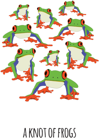 Red Parka Collective Nouns Art Print A4 - Book (337x480)