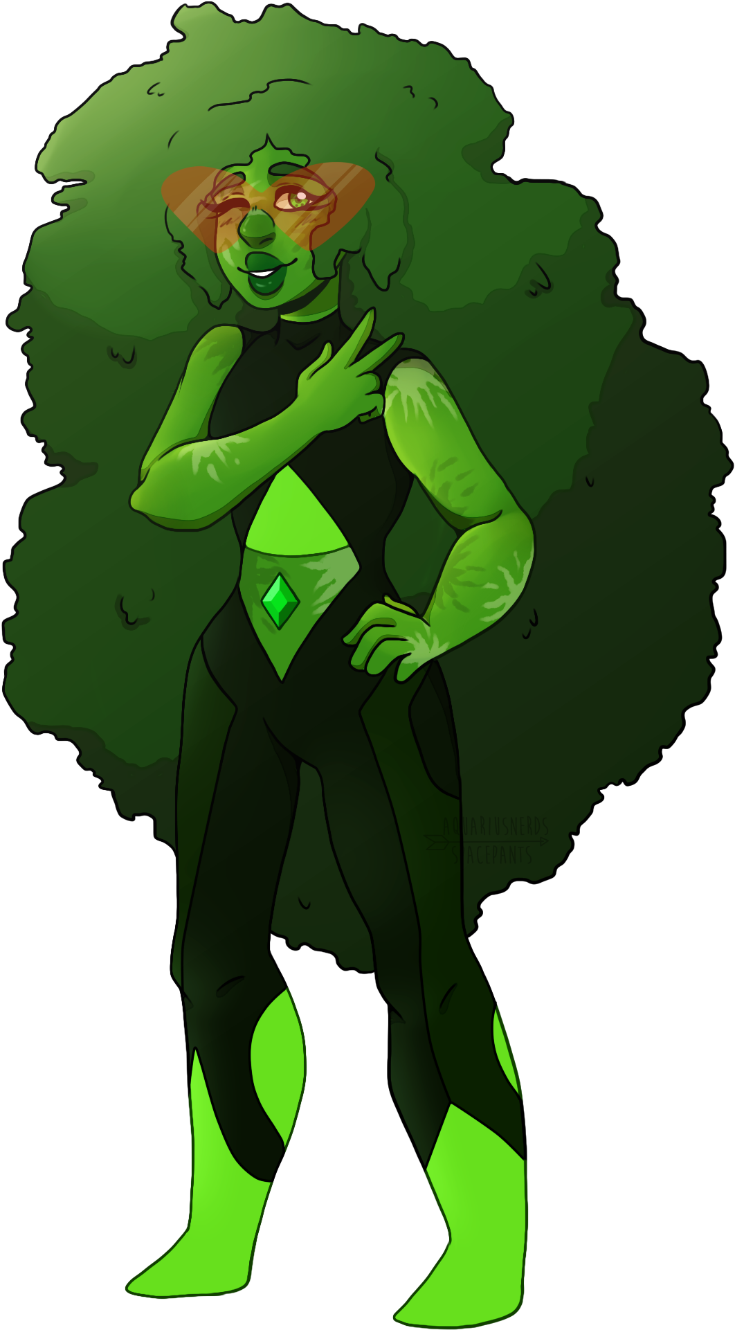 Aquariusnerds Broccoli Mom By Aquariusnerds - Cartoon (1215x2032)