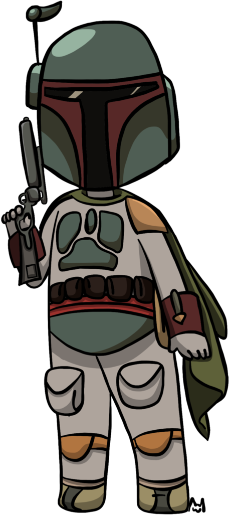 Chibi Boba Fett By Neko San Art - Manga (774x1032)