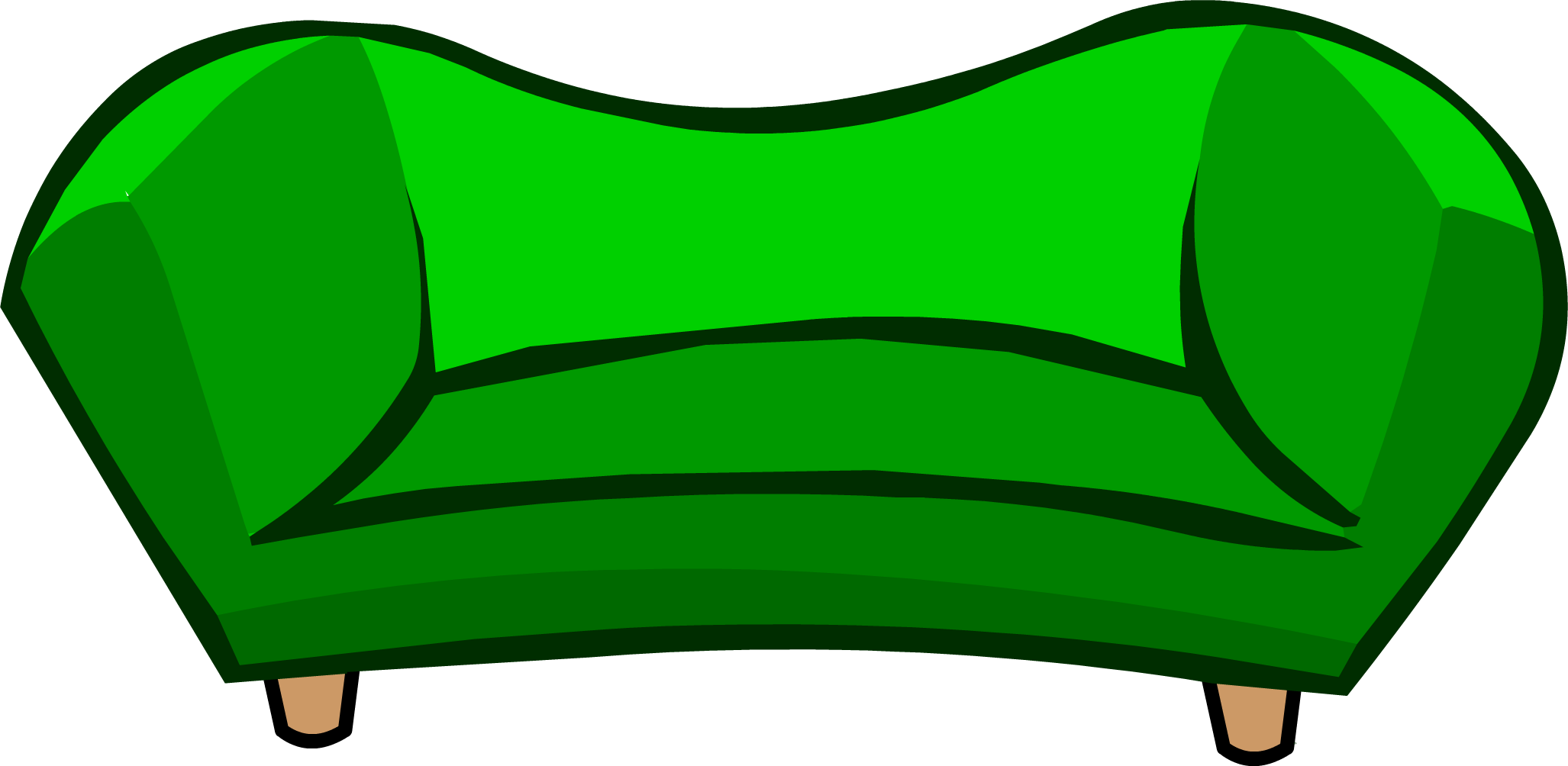 Couch Images - Club Penguin Sofa (2054x1004)
