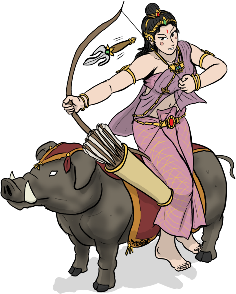 Miss Rakshasa Devi - Cartoon (900x1080)