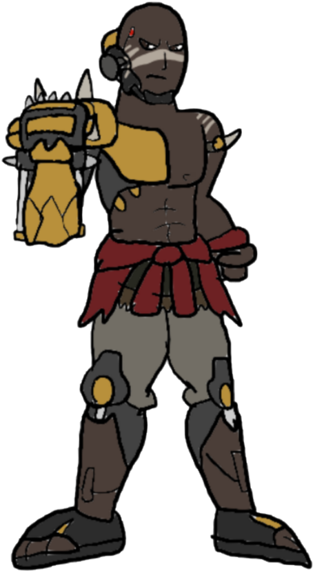 Overwatch, Doomfist By All-stargamer99 - Cartoon (774x1032)