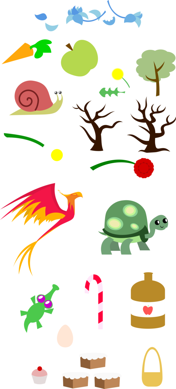 Pointy Pony Props - Nature Props (602x1328)