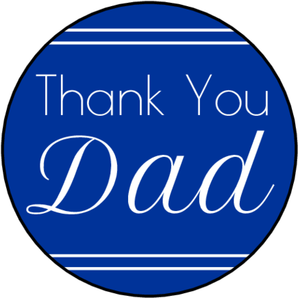 Ol2088 - 1 - 5" Circle - "thank You Dad" Father - " - Carrier Air Conditioner Logo (500x500)