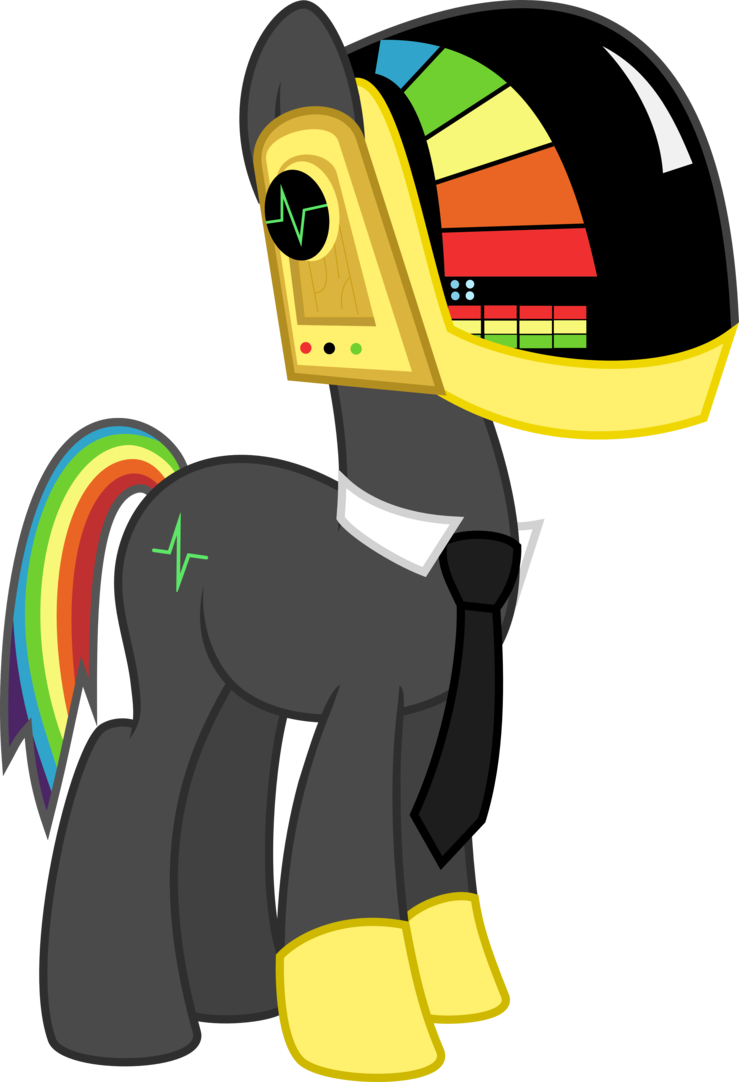 Daft Pony Guy Manuel By Taco0bender - Cartoon (739x1082)