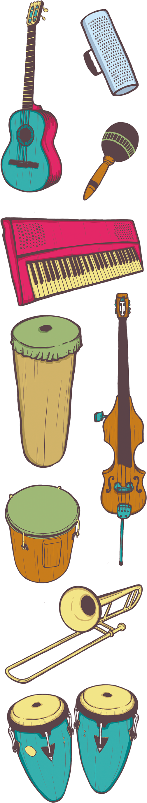 Son Y Parranda 2015 On Behance Parranda Venezuela Pinterest - Viola (600x2866)