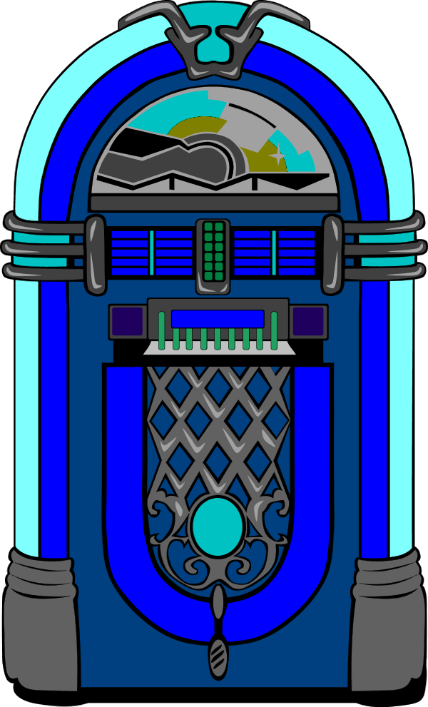 Jukebox Clipart - Jukebox Clip Art (600x991)