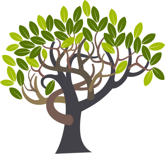 ต้นไม้ - Vector Tree (550x515)