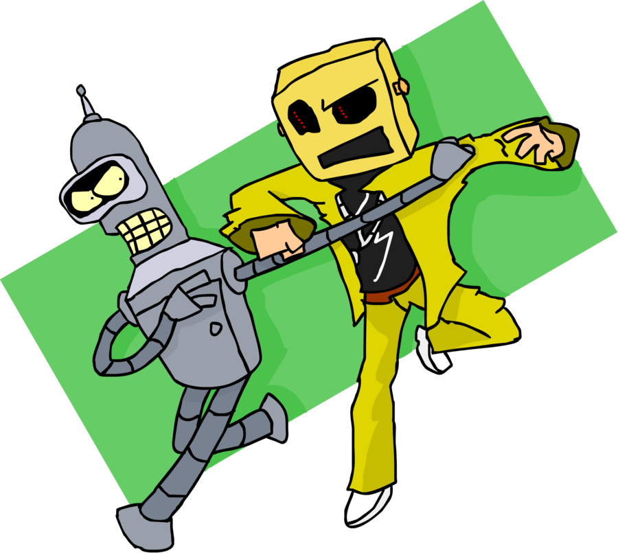 Bender Vs - - Shufflebot (900x805)