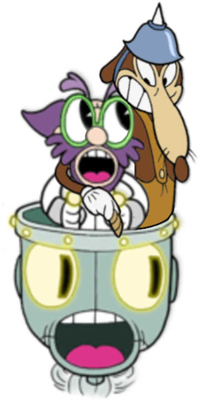 Graphic Design Is My Passion - Cuphead Dr Kahl Robot (1024x1024)