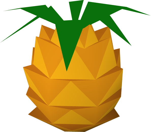 Pineapple Detail - Illustration (594x521)