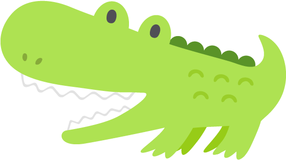 Crocodiles Clip Art - American Crocodile (640x640)