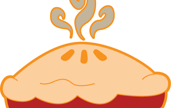 Apple Pie Drawing - Clip Art (555x350)