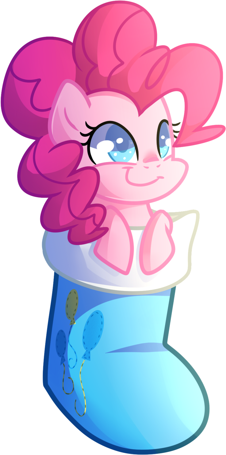 Pinkie Pie Stocking By Drawntildawn Pinkie Pie Stocking - Pinkie Pie Stocking (1024x1709)
