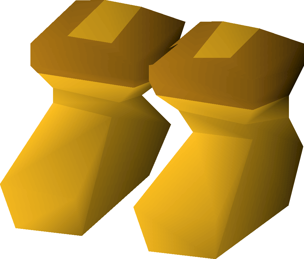 Gilded Boots - Runescape Gold Boots (1009x860)