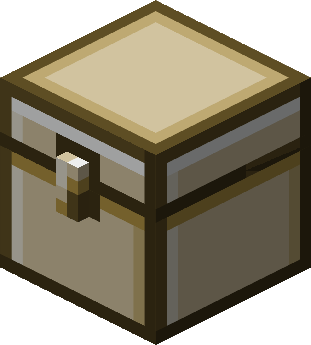 Electrum Chest - Minecraft Treasure Chest Png (1500x1500)