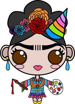 Check Out Our Fun Themes For Both Kids And Adult Parties - Frida Party (300x411)