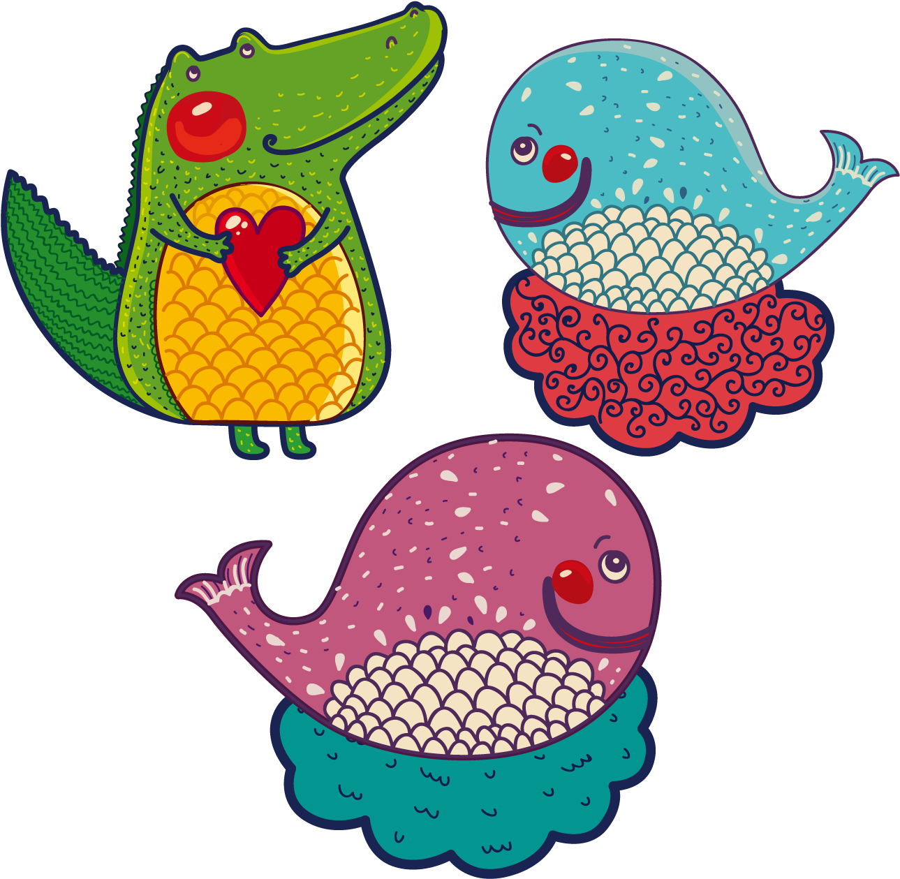 Greeting Card Birthday Cartoon Illustration - Greeting Card Birthday Cartoon Illustration (1375x1375)