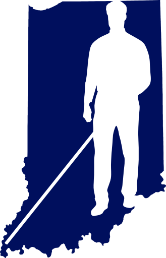 American Council Of The Blind Of Indiana Seeing The - State Of Indiana Flag (329x512)
