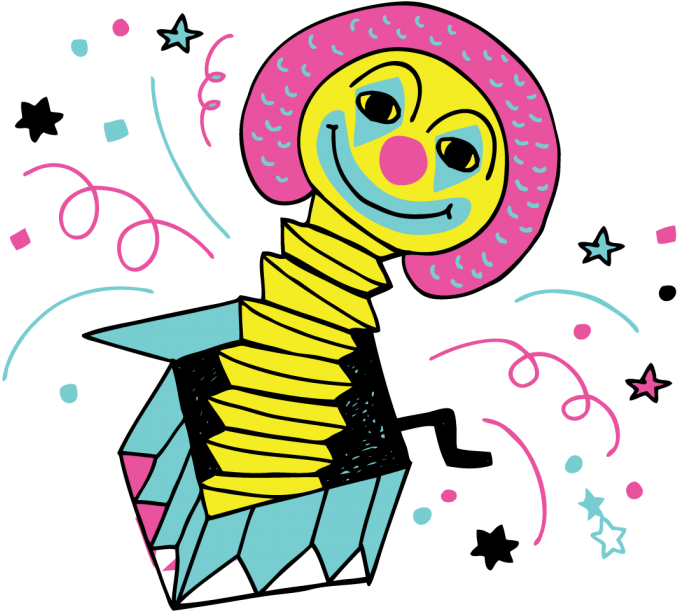 Party Joker - Birthday - Designer Temporary Tattoos (700x700)